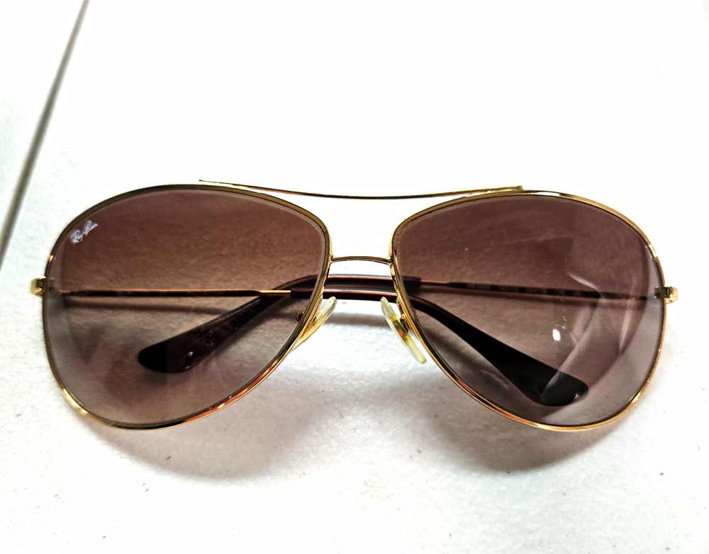 Ray-Ban RB3293 Aviator Gold Metal Brown Gradient Glass